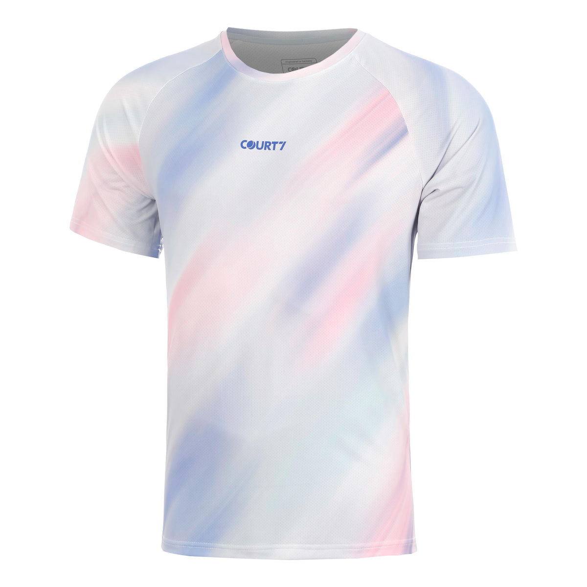 COURT7 Performance T-shirt Hommes - blanc, multicouleur