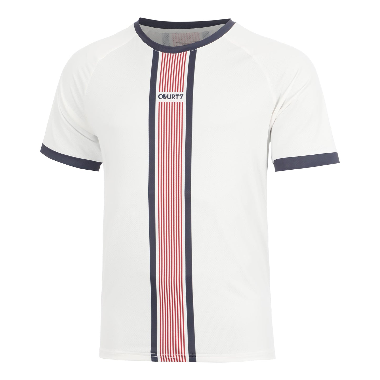 COURT7 Performance T-shirt Hommes - blanc cassé