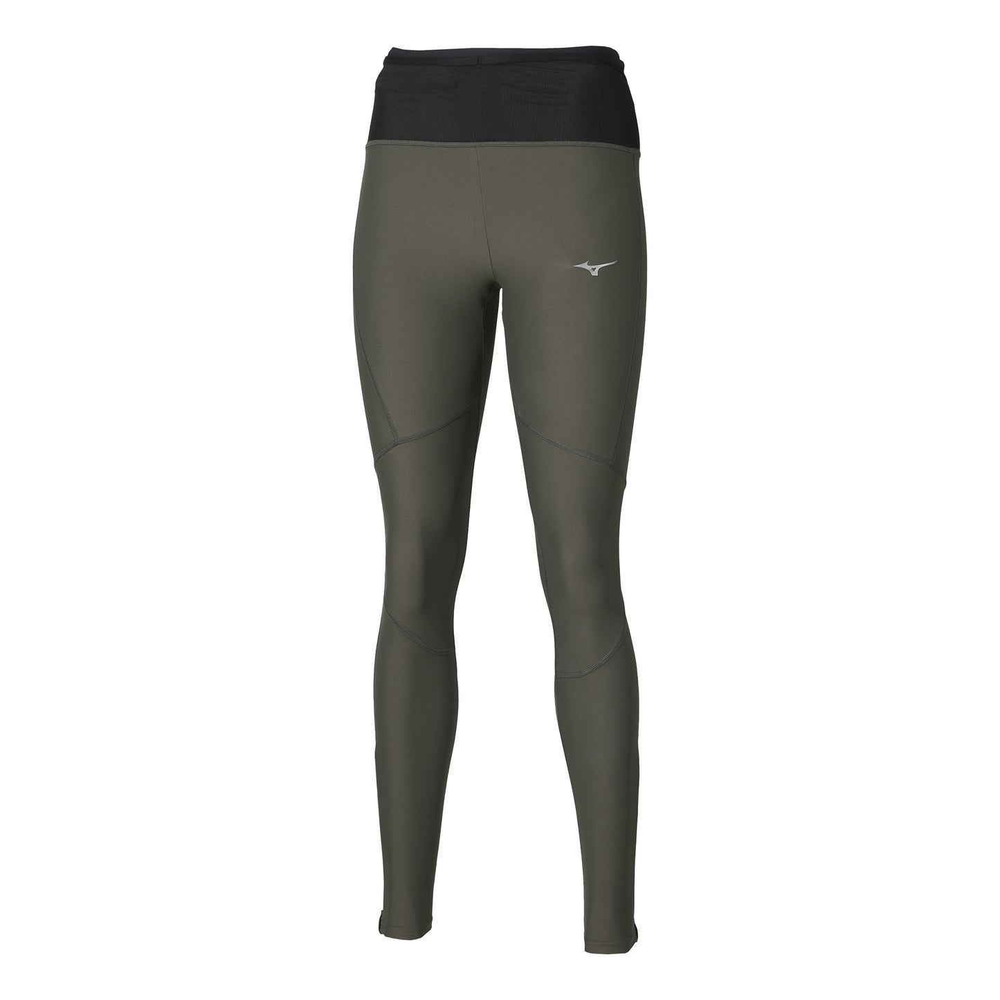 Mizuno Multi Pocket  Collant de course Femmes - vert olive
