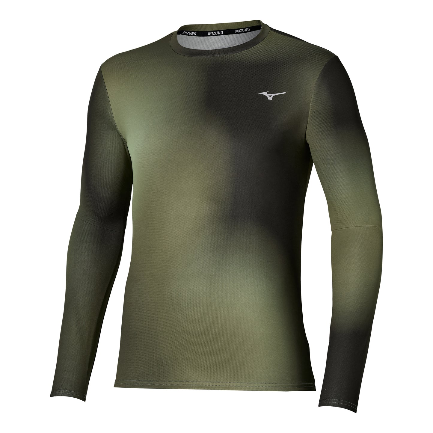Mizuno Core Graphic Maillot de course Hommes - vert foncé, vert olive