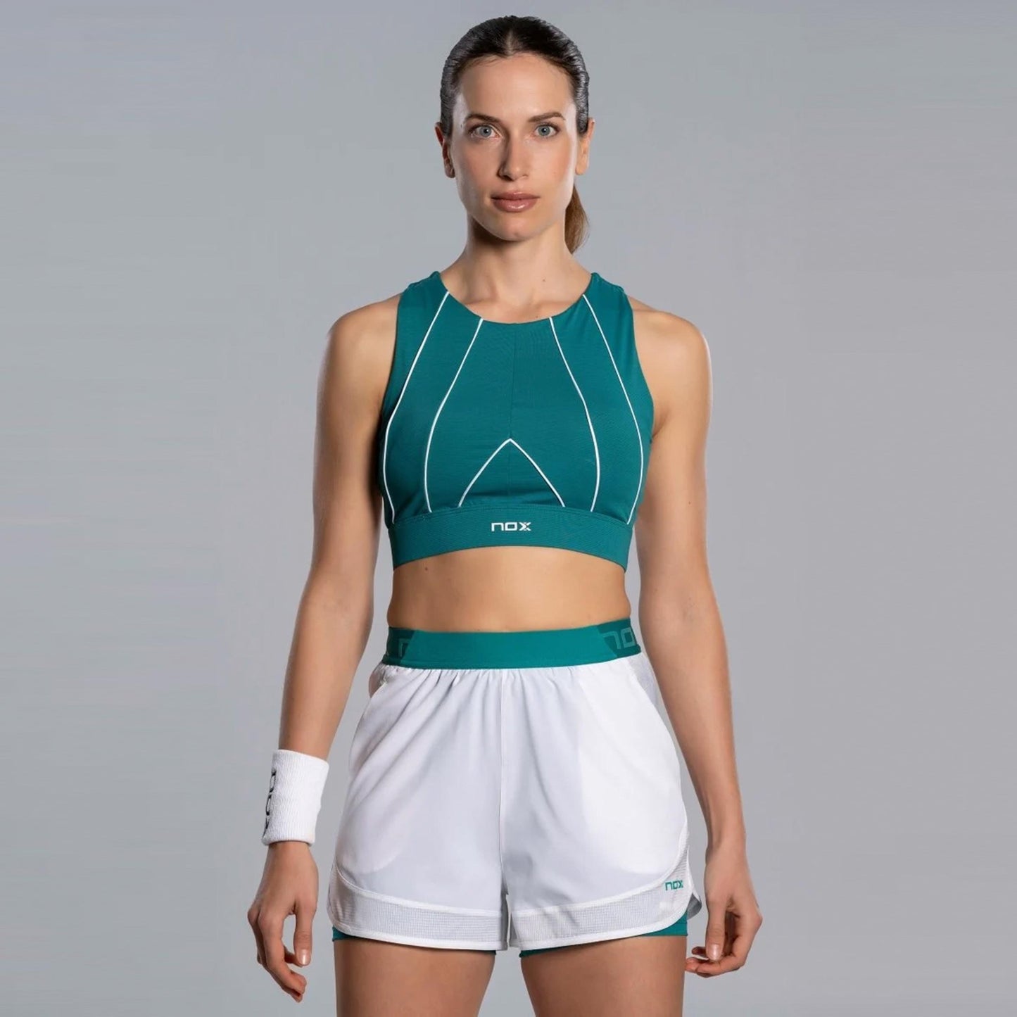 NOX Pro Débardeur tank top Femmes - bleu-vert