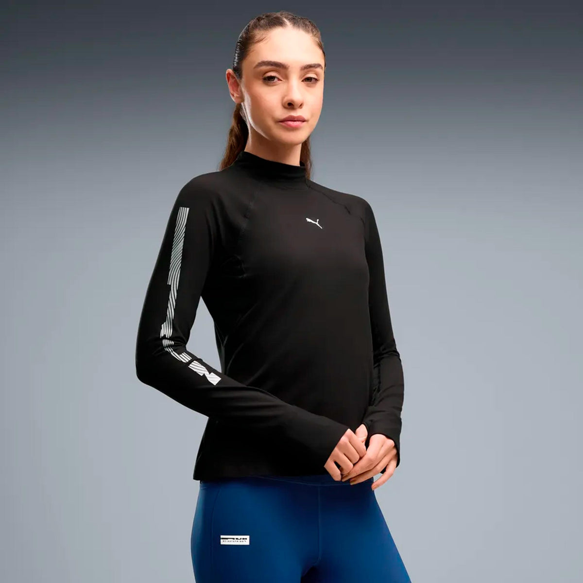 Puma Brightstride Cloudspun  Maillot de course Femmes - noir