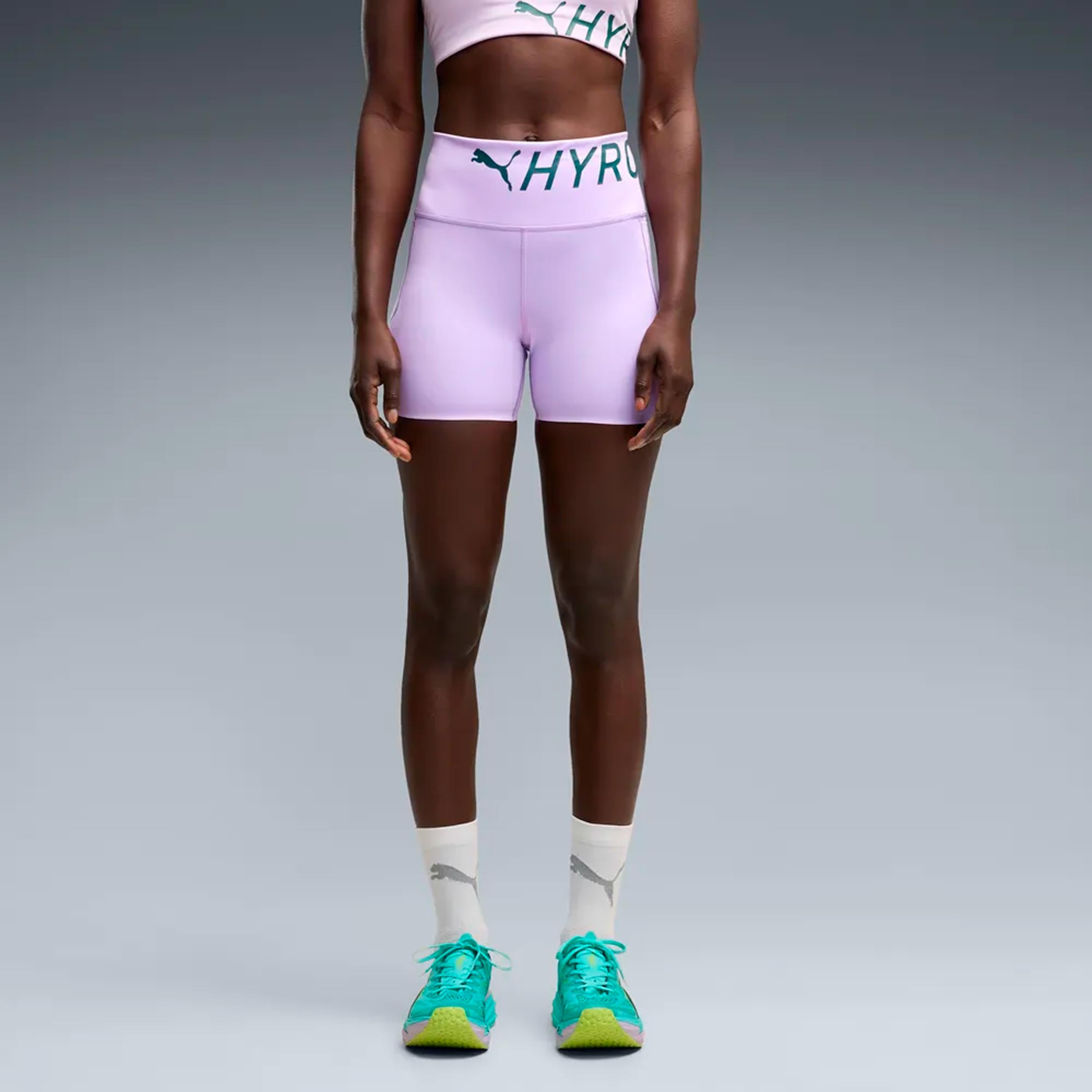 Puma HYROX PWRMODE 4in   Collant de course Femmes - lilas