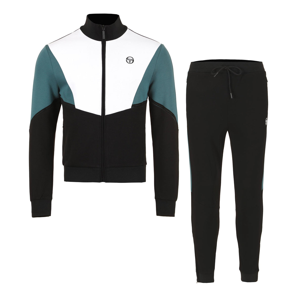 Sergio Tacchini Orizzonte Survêtement Hommes - noir, blanc