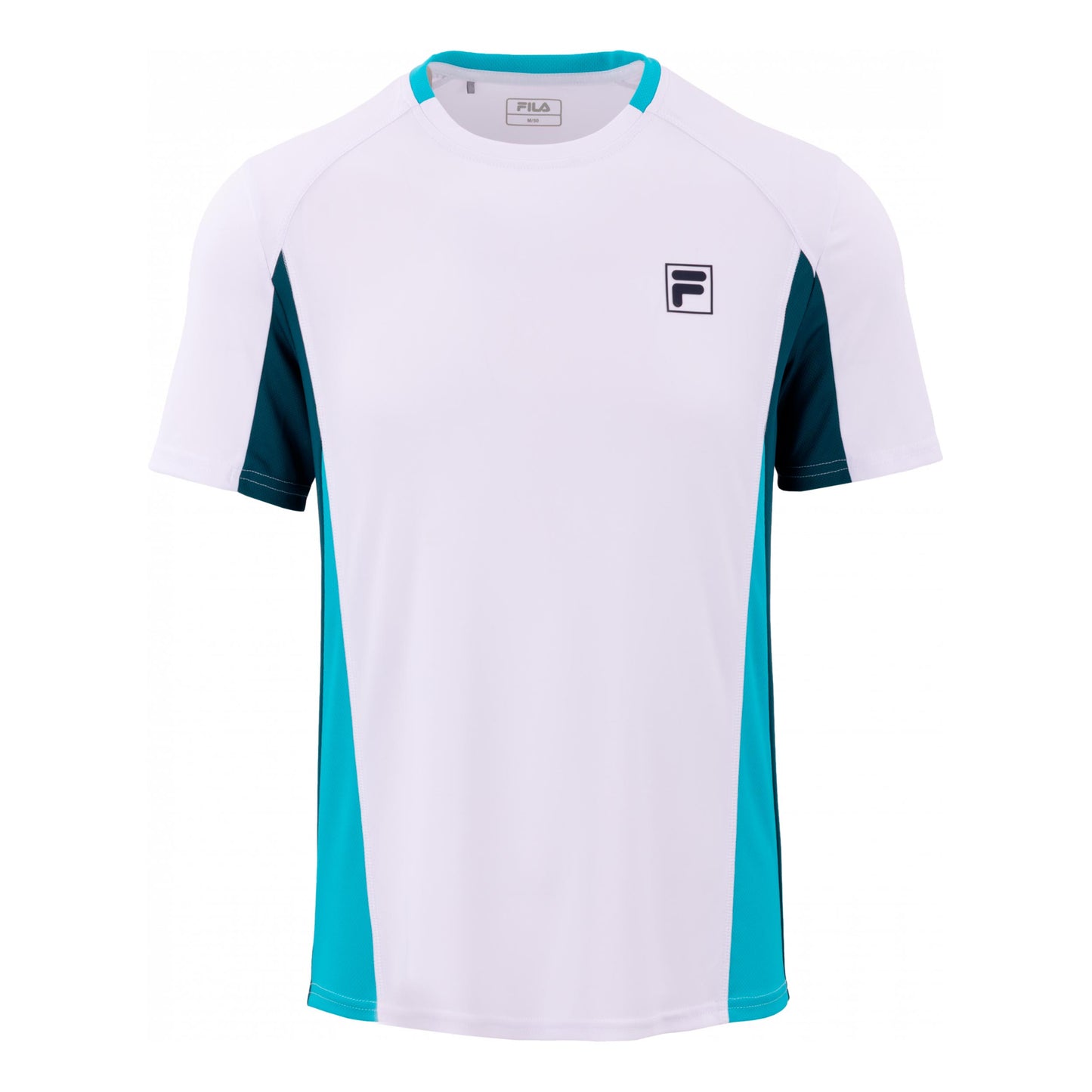 Fila Tamino T-shirt Hommes - blanc, turquoise
