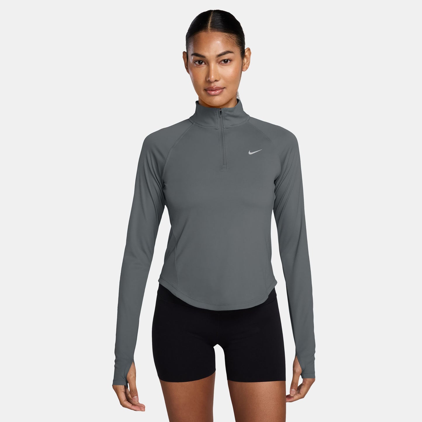 Nike Tempo  Maillot de course Femmes - gris, argent