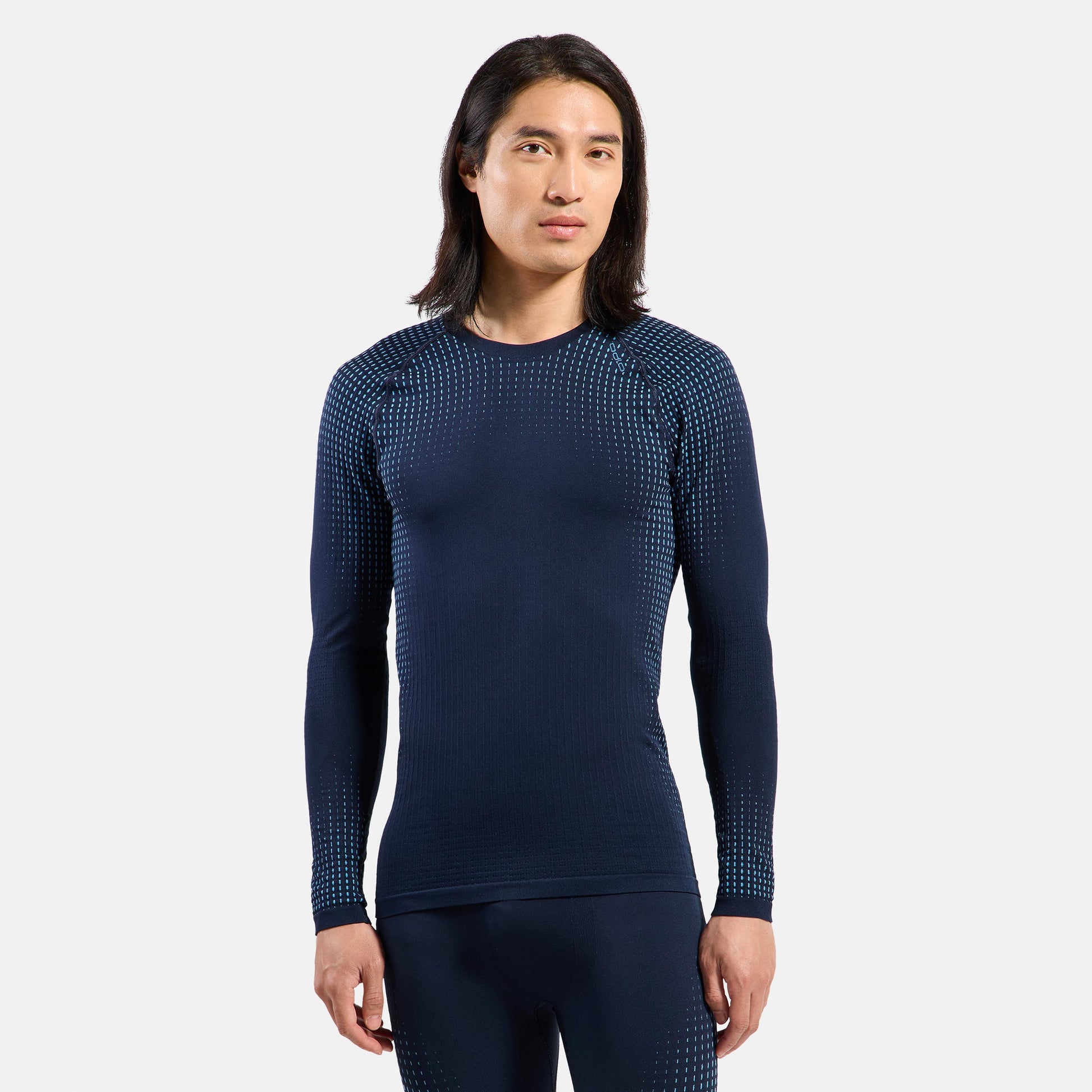 Odlo Performance Warm  Maillot de corps Hommes - bleu foncé