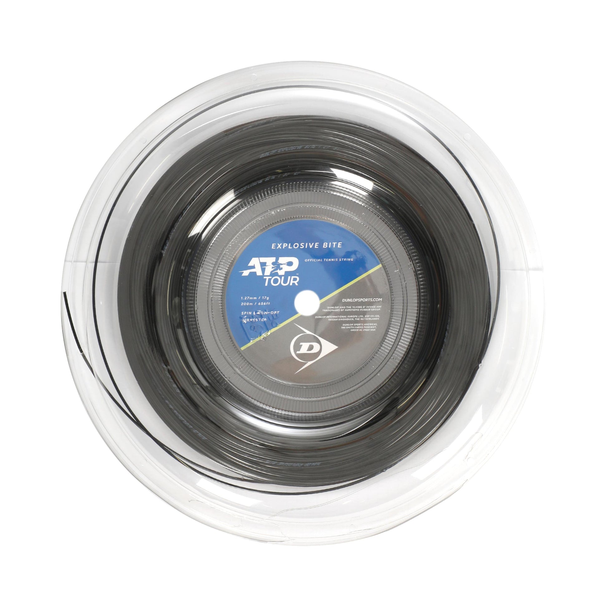 Dunlop Explosive Bite Bobine cordage 200m - noir