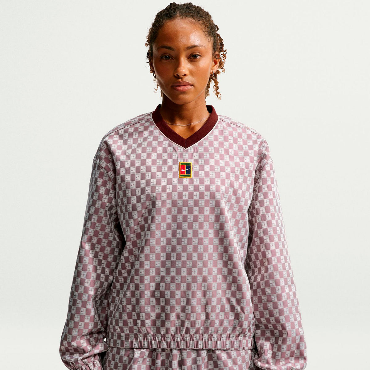 Nike Woven Haut manches longues Femmes - marron