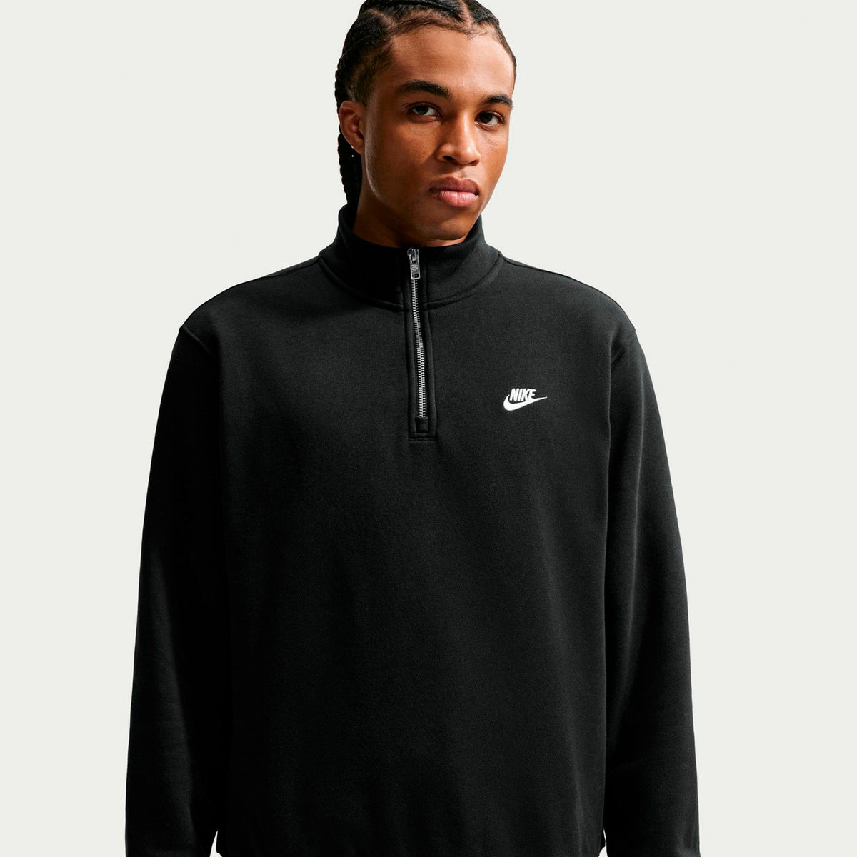 Nike 1/2-Zip Fleece Sweat-shirt Hommes - noir