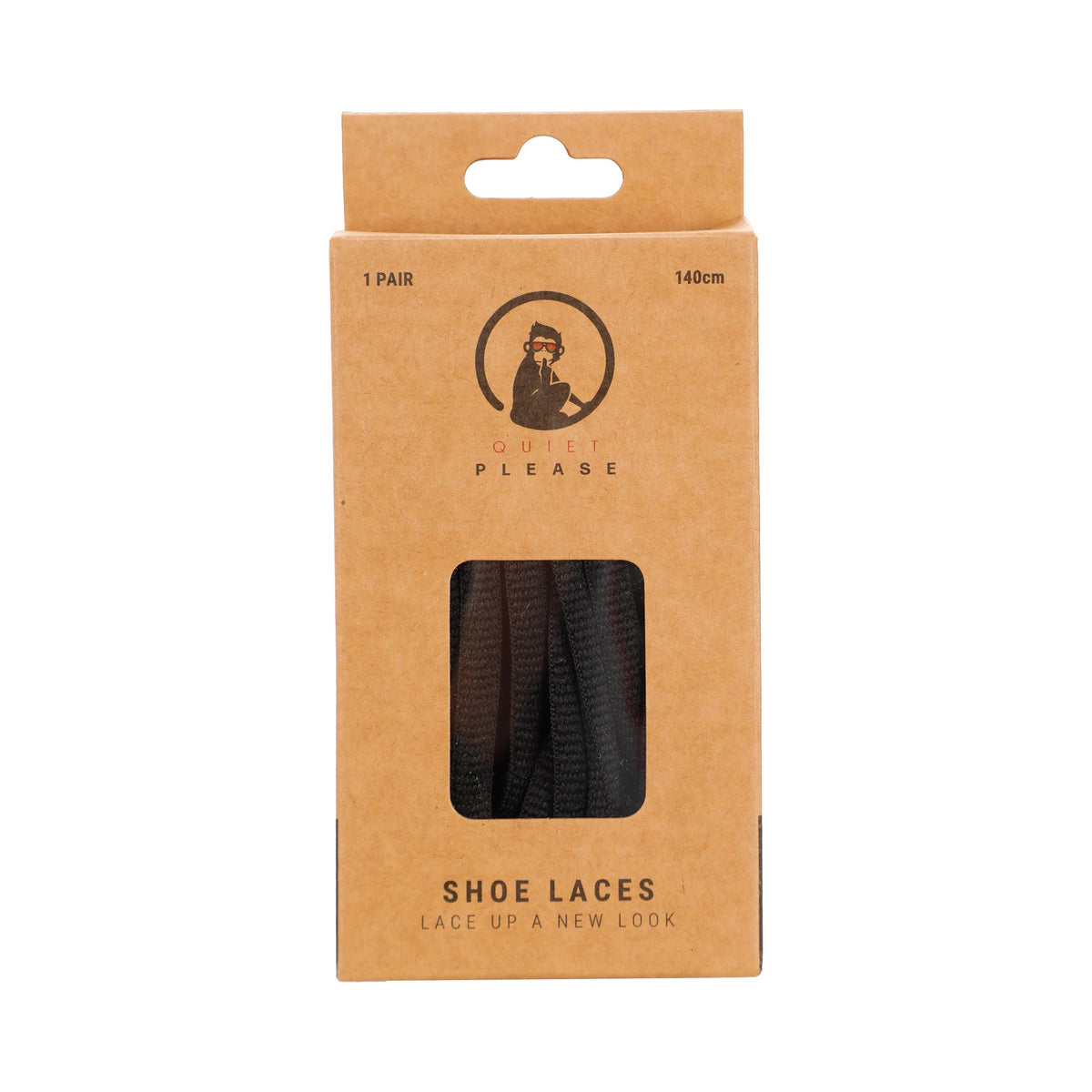Quiet Please QP shoe laces 140cm Lacets - noir