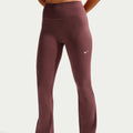 One High Waist Flare Tight Collant tight Femmes - mauve