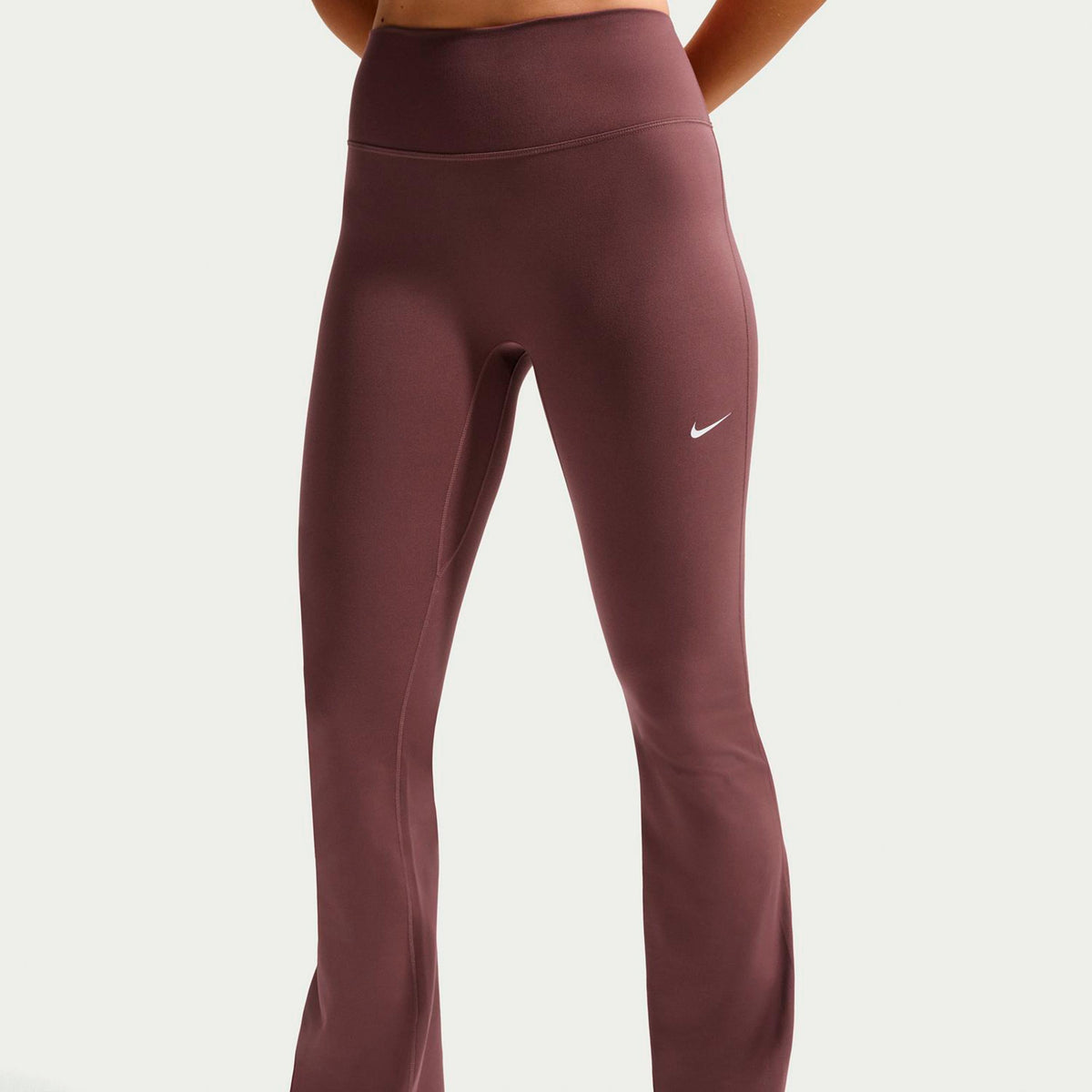Nike One High Waist Flare Tight Collant tight Femmes - mauve