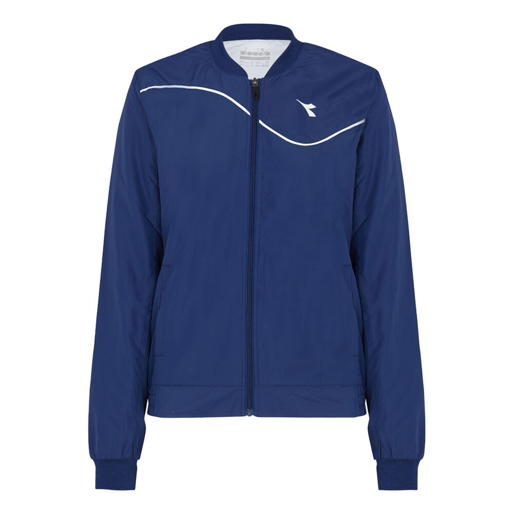 Diadora Court Veste De Survêtement Femmes - Bleu Foncé
