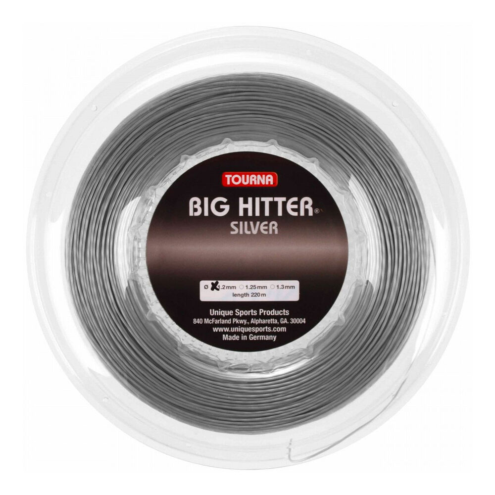 Tourna Big Hitter Bobine Cordage 220m - Argent