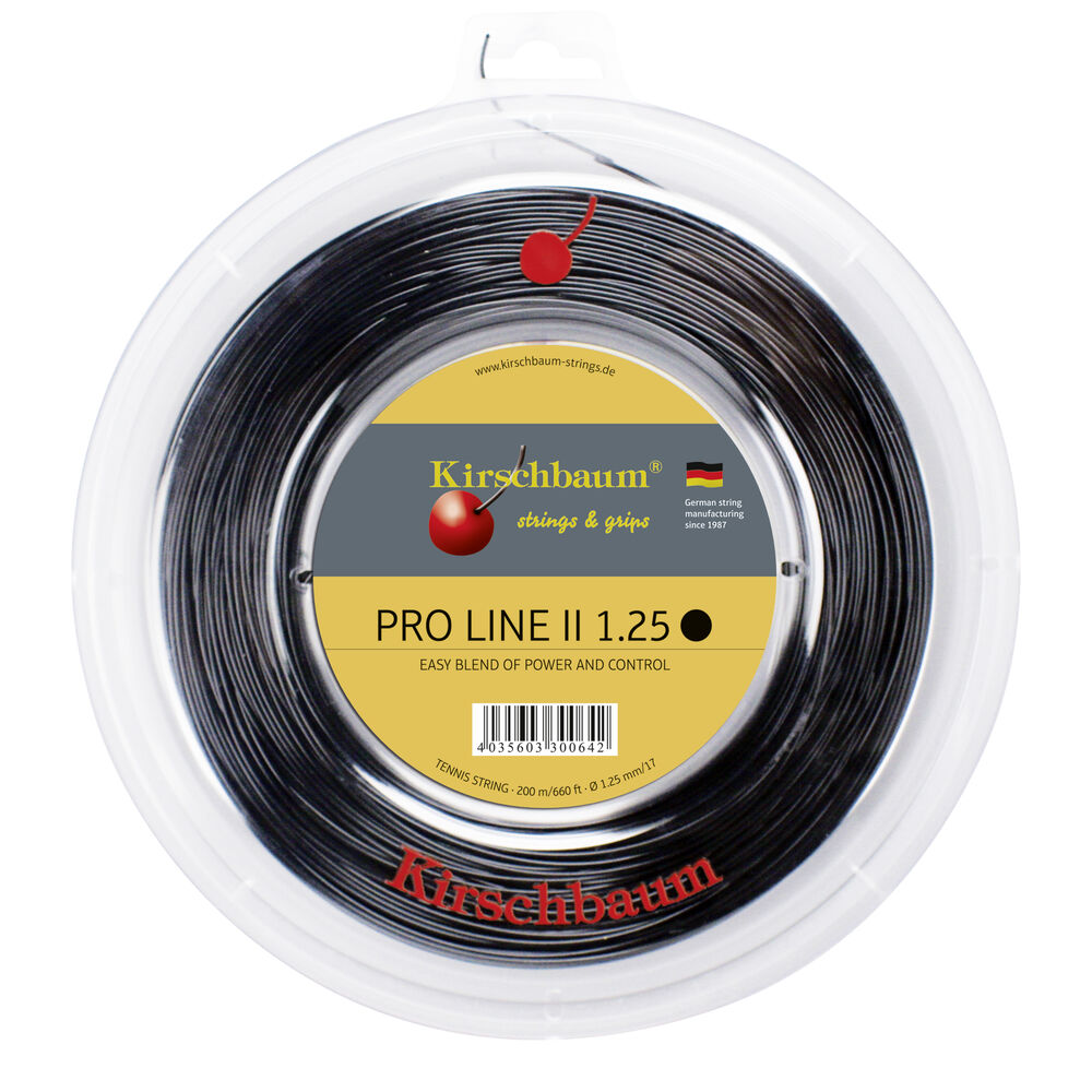 Kirschbaum Pro Line II Bobine Cordage 200m - Noir