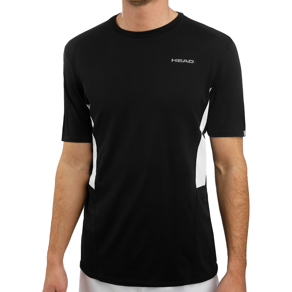 HEAD Club Tech T-shirt Hommes - Noir , Blanc