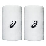 V&ecirc;tements de tennis ASICS ASICS Wrist Band Long Poignet - Pack de 2 unit&eacute;s Unisex-blanc
