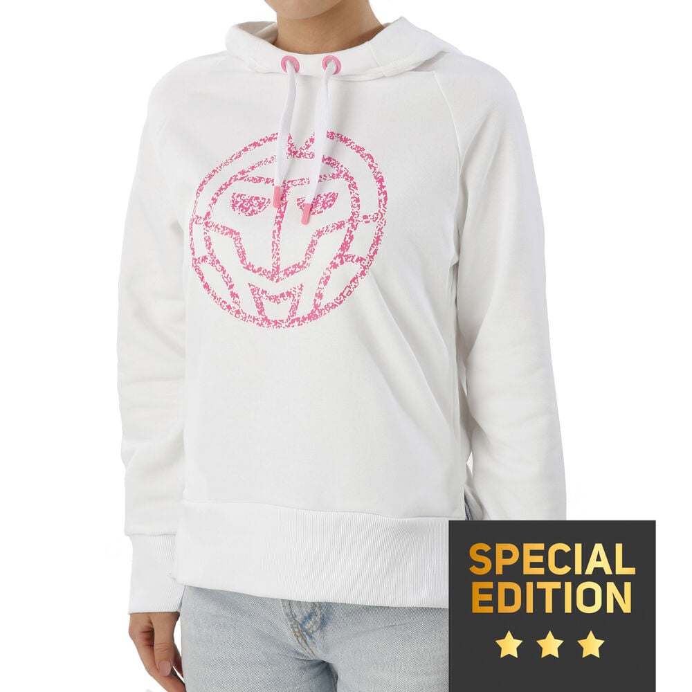 BIDI BADU Cynthia Basic Logo Sweat à Capuche Edition Spéciale Femmes - Blanc , Pink