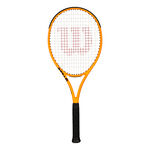 Raquettes de tennis Wilson Wilson Burn 100 V5 Bright Neon Orange Raquette De Compétition