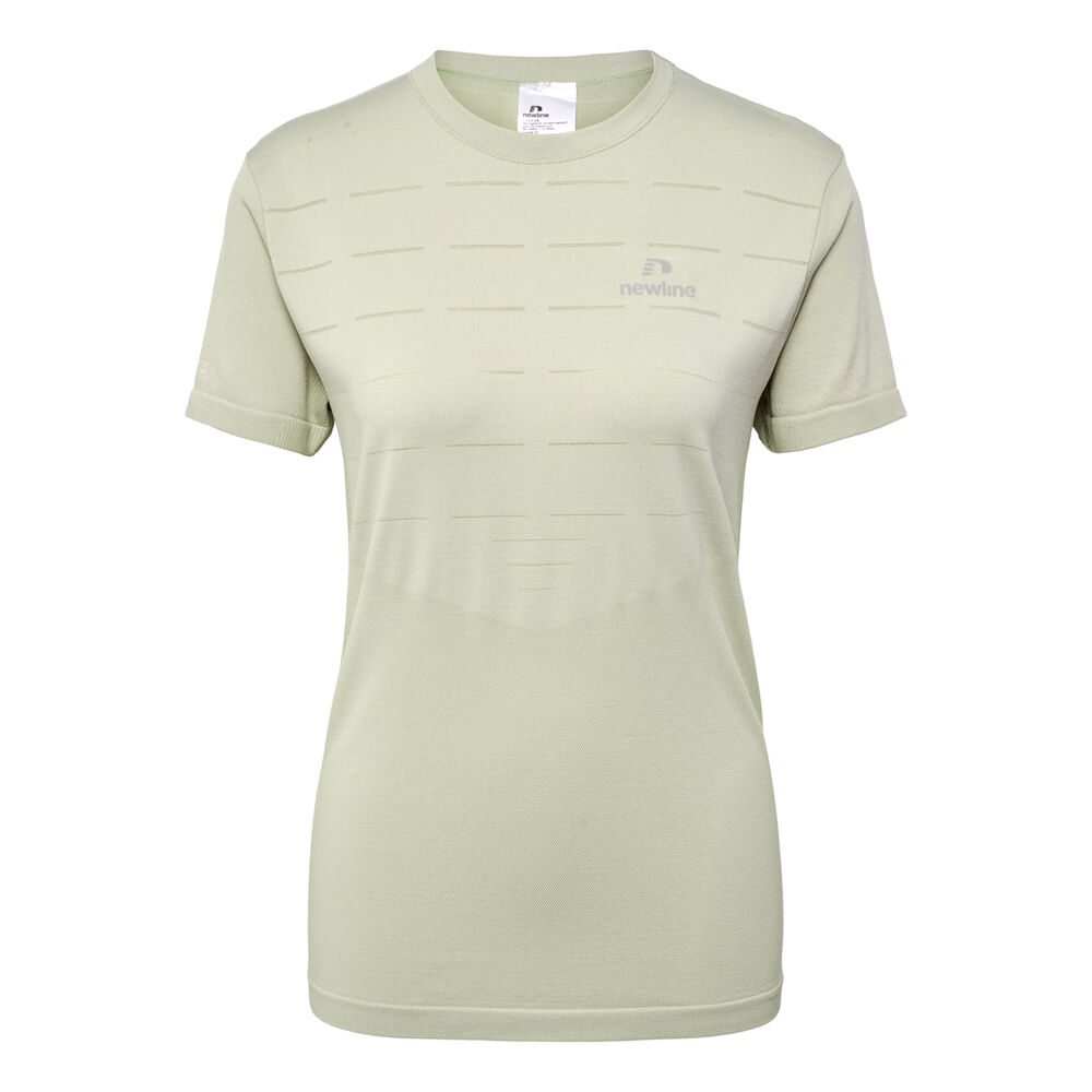 Newline Riverside Seamless T-Shirt Maillot De Course Femmes - Gris