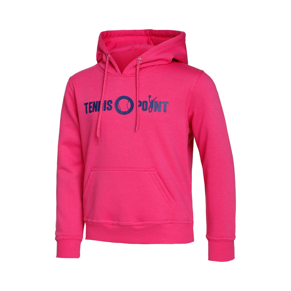 Tennis-Point Classic Logo Sweat à Capuche Enfants - Pink , Bleu Foncé