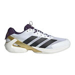 Chaussures de tennis adidas adidas Adizero Ubersonic 5 Chaussures Toutes Surfaces Hommes-Aluminium Blanc, Or