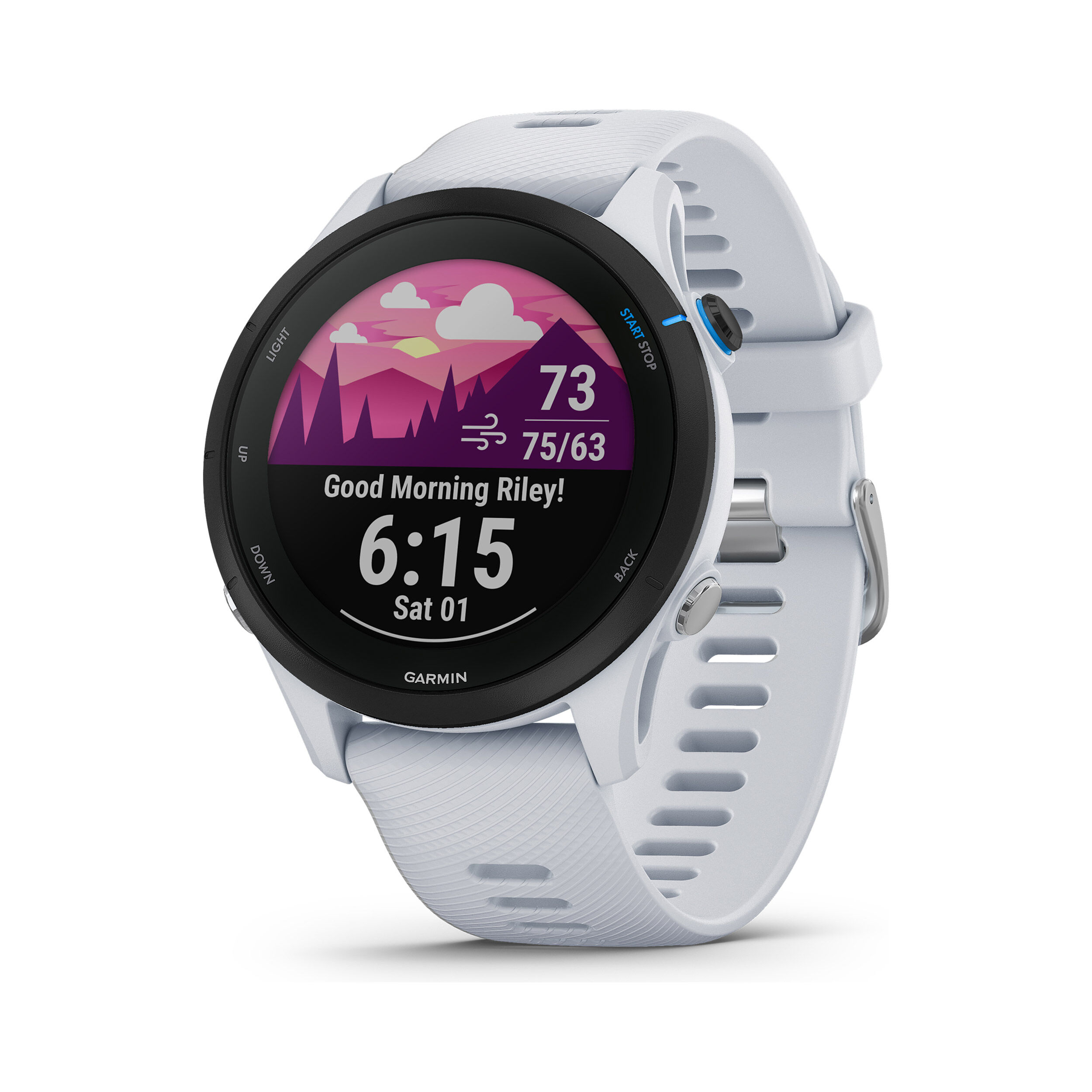 Buy Garmin Forerunner 255 Music Montre Pulsometre Blanc online Tennis Point FR