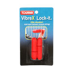 Accessoires raquettes Tourna Tourna Vibrex Lock Antivibrateur Pack De 2 Unités-Rouge