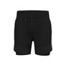 X-Alp Trail 6in 2in1 Short De Running Hommes-Noir