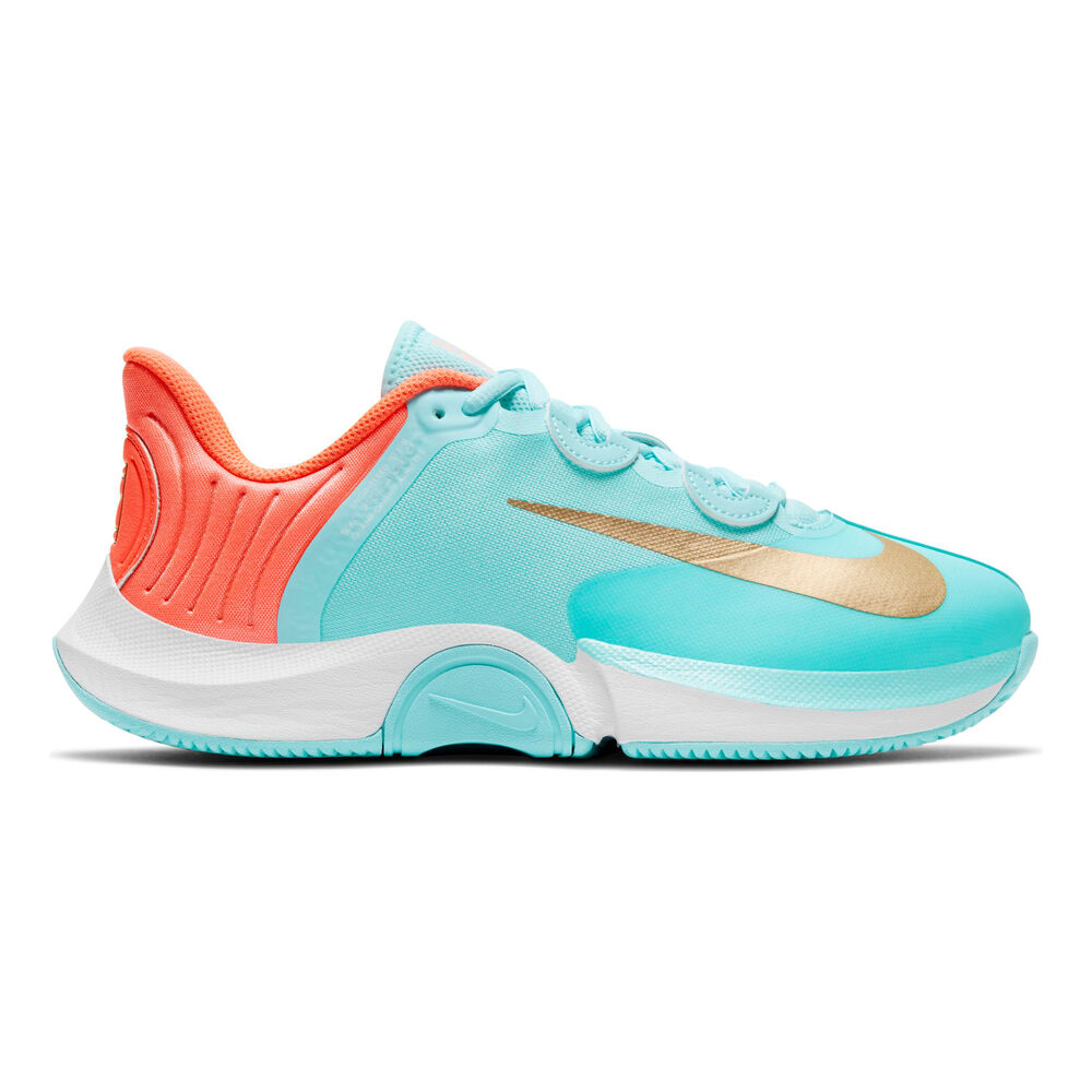 Nike Court Air Zoom GP Turbo Chaussures Toutes Surfaces Femmes - Turquoise , Corail