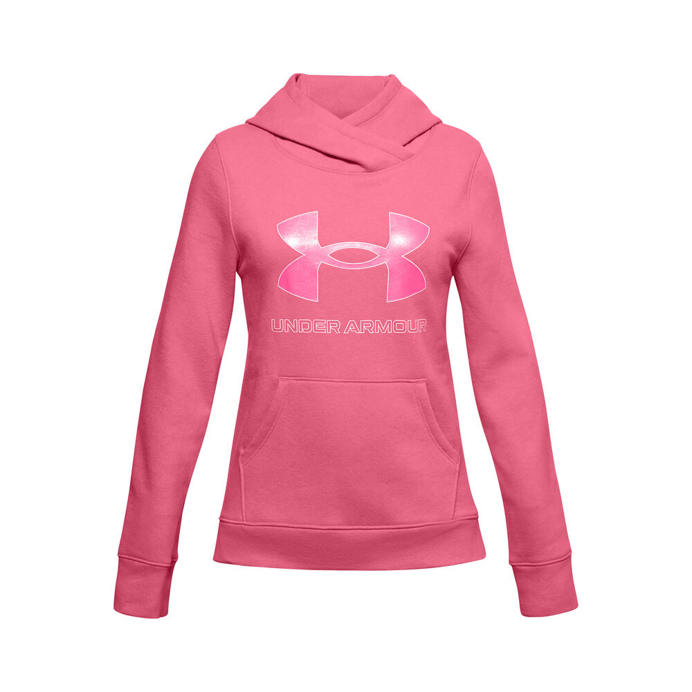 Under Armour Rival Logo Sweat à Capuche Filles - Pink , Rosé
