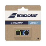 Accessoires raquettes Babolat Babolat Sonic Damp Antivibrateur Pack De 2 Unit&eacute;s-Jaune,Jaune