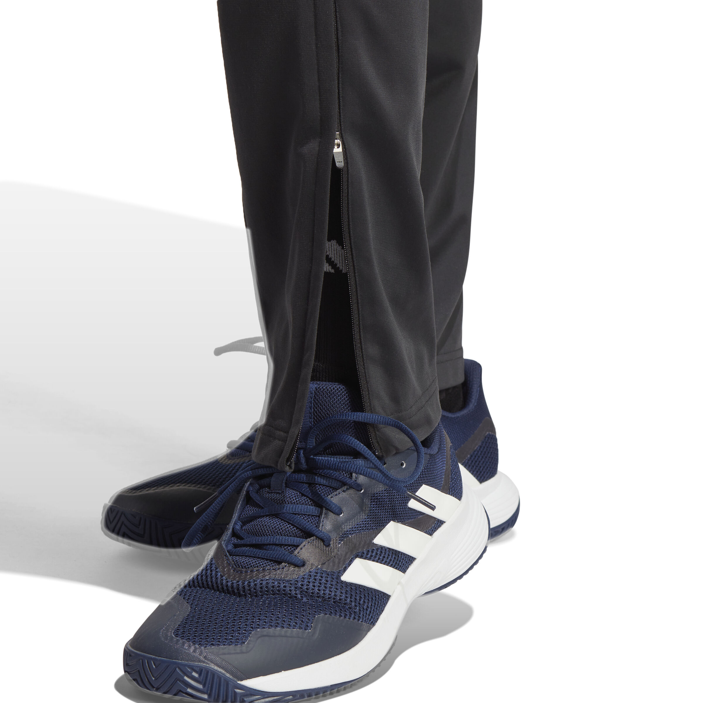 Mens adidas slim 3 stripes sweatpants outlet