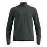 Essential Thermal Midlayer 1/2 Zip Maillot De Course Hommes-Vert Olive