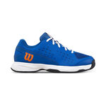 Chaussures de tennis Wilson Wilson Rush Pro Jr Chaussures toutes surfaces Enfants-bleu, orange