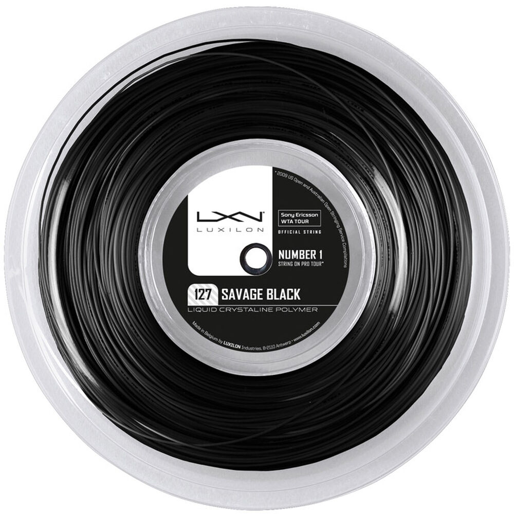 Luxilon Savage Bobine Cordage 200m - Noir