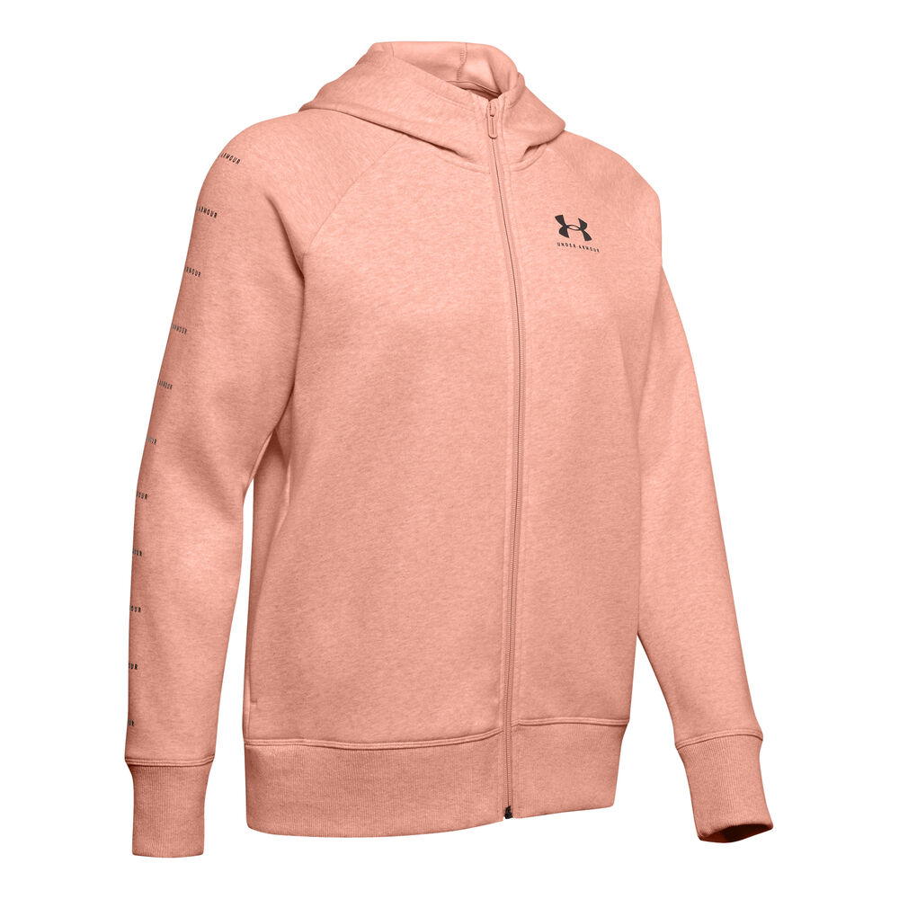 Under Armour Rival Sportstyle Graphic Gilet En Coton Femmes - Abricot, Noir