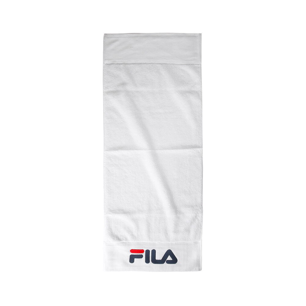 Fila Logo Serviette - Blanc , Bleu