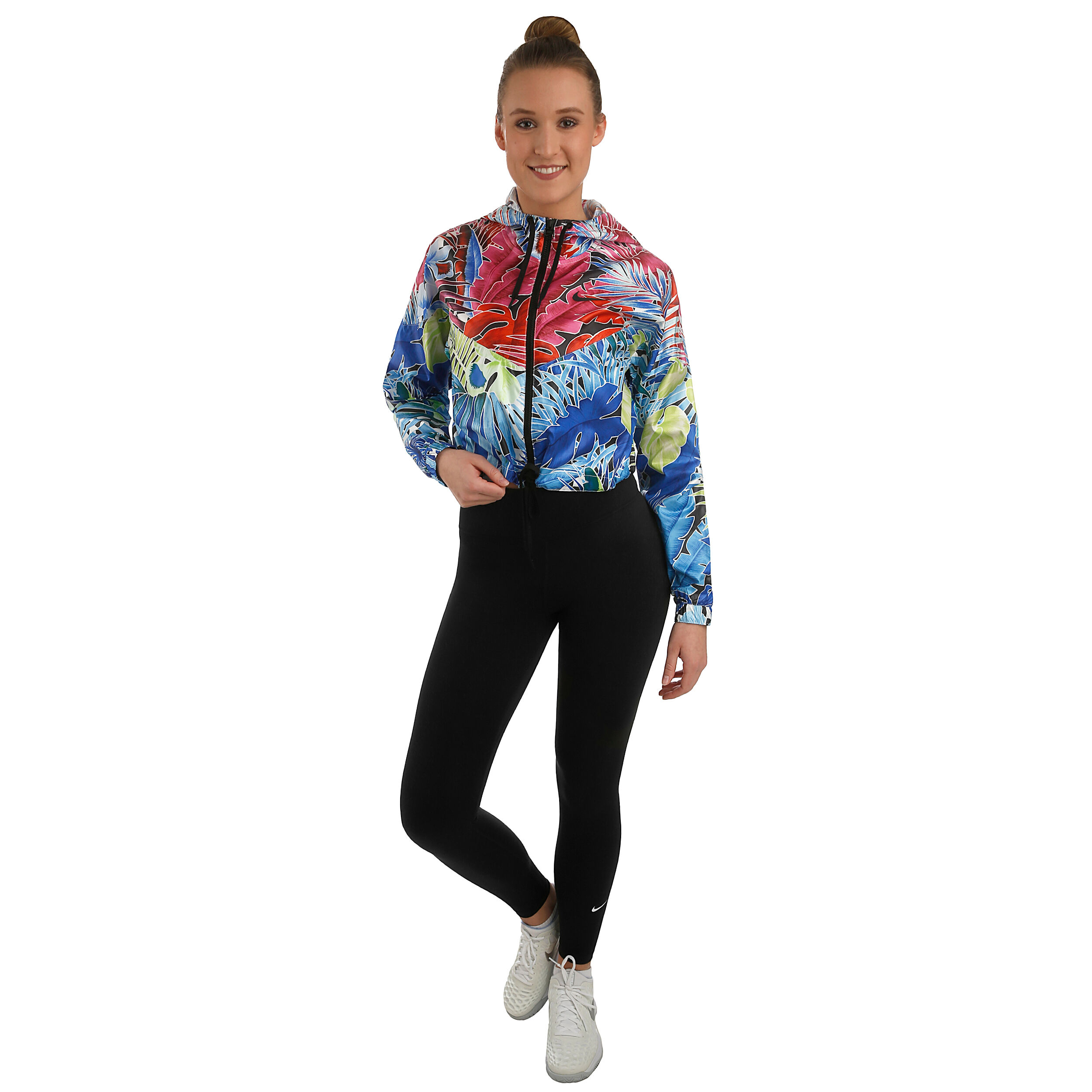 Buy Nike Sportswear Flower Power Woven Veste De Survetement Femmes Blanc Multicouleur online Tennis Point FR