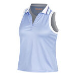 Vêtements Lucky in Love Lucky in Love Timeless Sleeveless Polo Femmes-Bleu Clair
