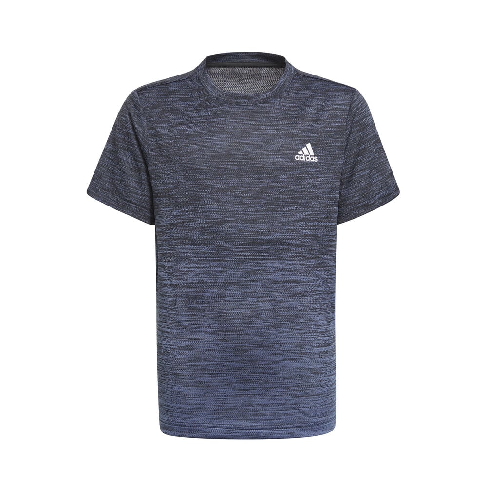 adidas AeroReady Gradient T-shirt Garçons - Bleu Foncé , Gris Foncé