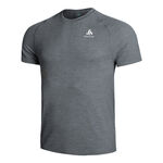 V&ecirc;tements Odlo Odlo Crew Neck Essential Seamless Maillot De Course Hommes-Gris