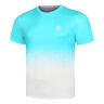 Crew Gradiant T-shirt Hommes-Turquoise,Blanc
