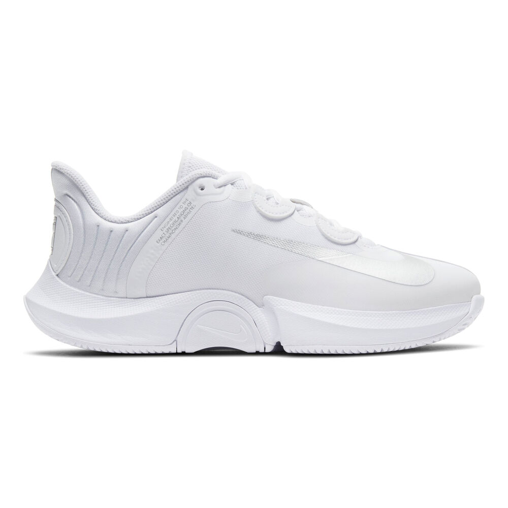 Nike Court Air Zoom GP Turbo Chaussures Toutes Surfaces Femmes - Blanc , Argent