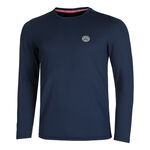 Vêtements BIDI BADU BIDI BADU Crew Roundneck Haut Manches Longues Hommes-Bleu Foncé