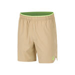 V&ecirc;tements Quiet Please Quiet Please Wild Slam Shorts Hommes-Beige,Vert Fluo