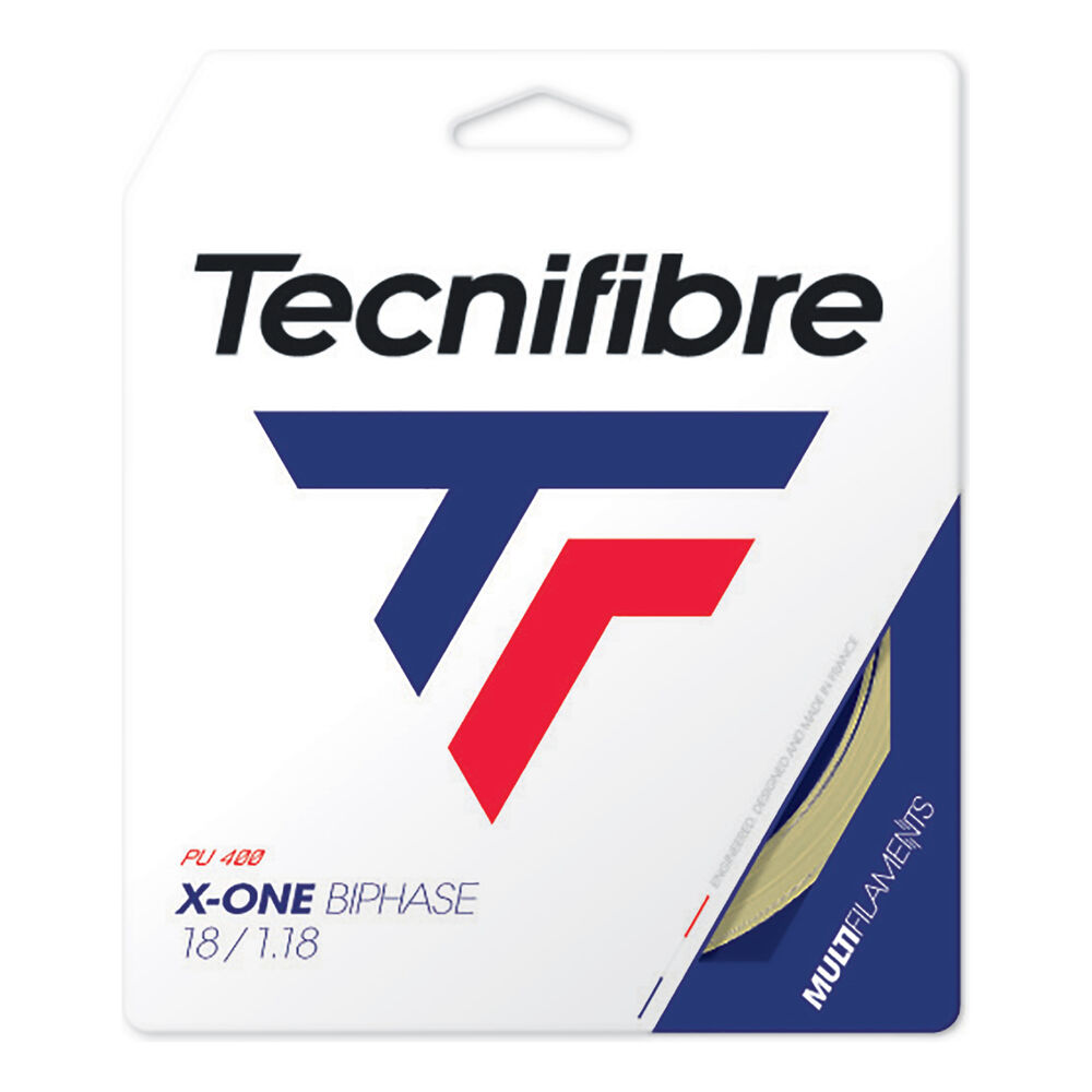 Tecnifibre X-One Biphase 12m Cordage En Garniture - Écru