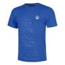 Receiver Embossed T-shirt Hommes - bleu, blanc