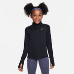 V&ecirc;tements Nike Nike Dri-Fit Half-Zip Haut manches longues Filles - noir, 